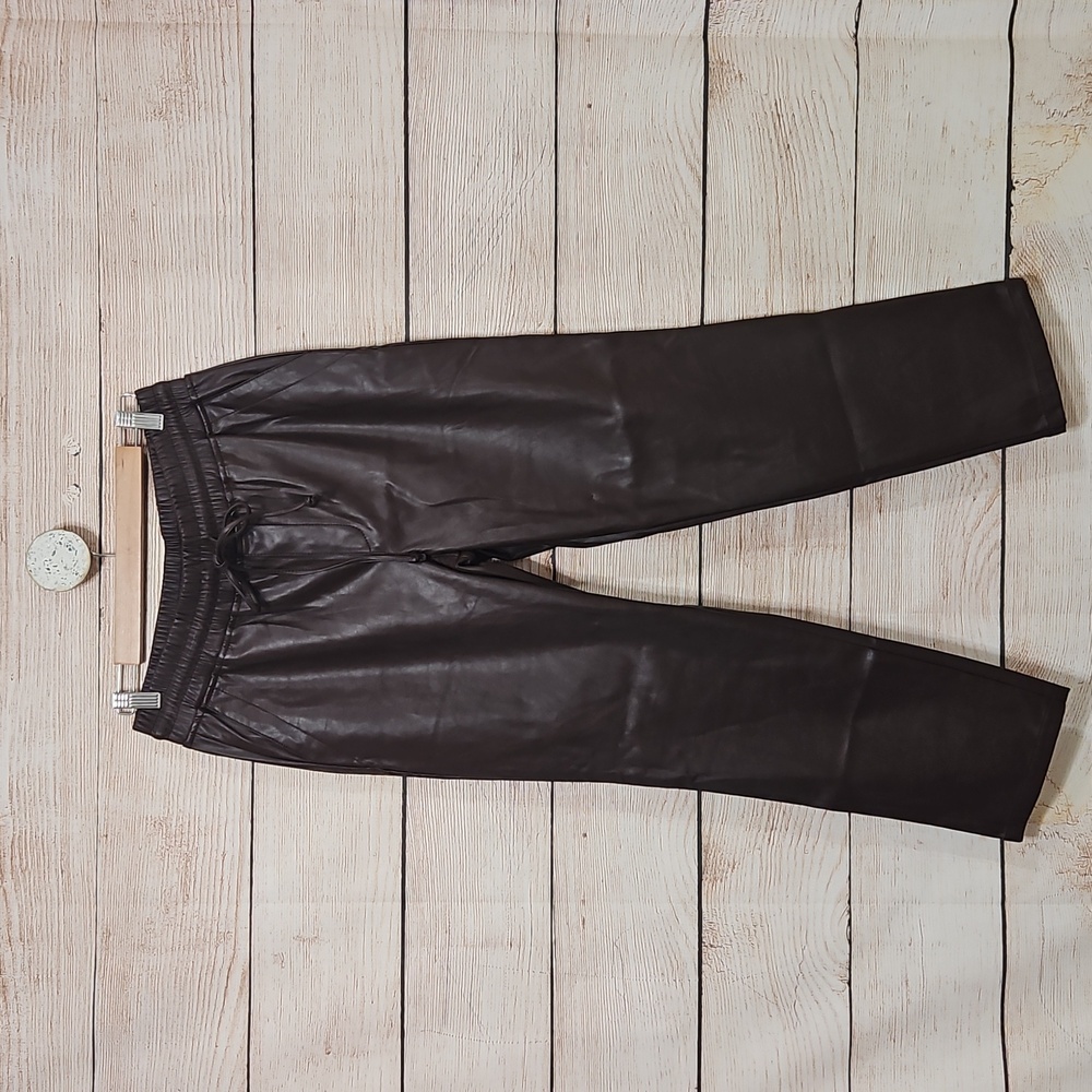 Kut from the Kloth Brown Faux Leather Pants